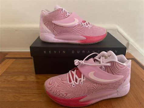 Nike Kd 14 Aunt Pearl Pink Men S Basketball Shoe Kevin Durant New Ds Dc9379 600 Ebay