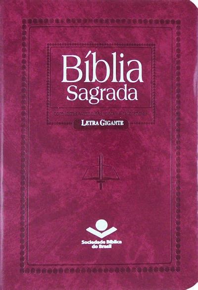 Bíblia Sagrada RC Letra Gigante Capa Sintética Índice Violeta