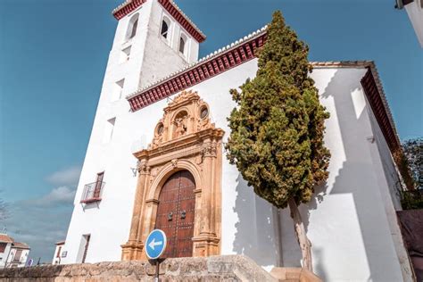 Church Of San Nicolas In Granada Spain Editorial Photography Image