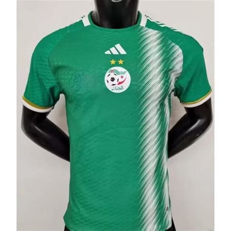 Maillot Algérie 2 Etoiles 2022 2023 Homme Nouveau Maillot De Foot Pas Cher Vert Vert Cdiscount