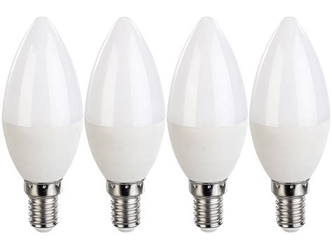 Luminea Er Set Led Kerzen Warmwei Lumen E A Watt