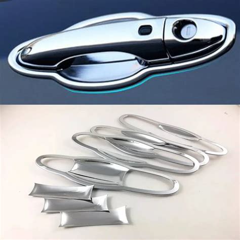 Car Styling ABS Chrome Door Handle Cover Handle Bowl Trim For JEEP