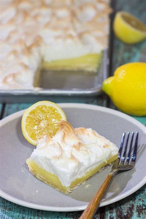 Lemon Meringue Slab Pie Perfect For Feeding A Crowd Slab Pie Lemon Dessert Recipes Lemon