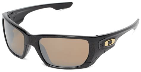 Oakley Style Switch Oo9194 05 Polarized Iridium Wrap Sunglasses Polished Black And Gold Ghost