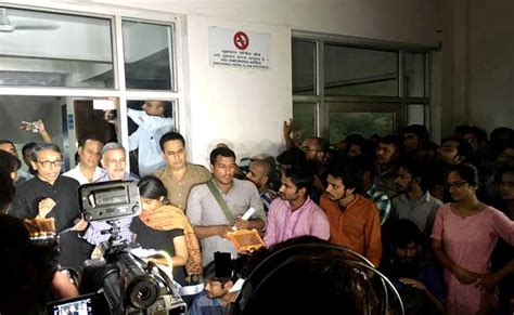 Najeeb Ahmed: JNU students retain VC and other staff members for over 15 hours