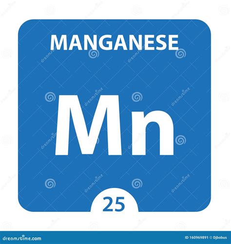 Manganese Chemical 25 Element Of Periodic Table Molecule And