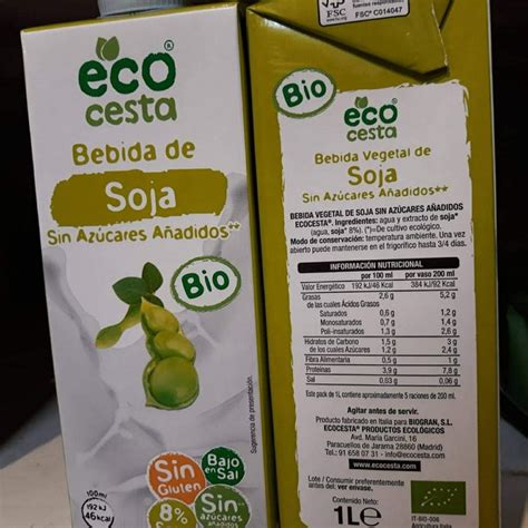 Ecocesta Bebida soja sin azúcares añadidos Review abillion