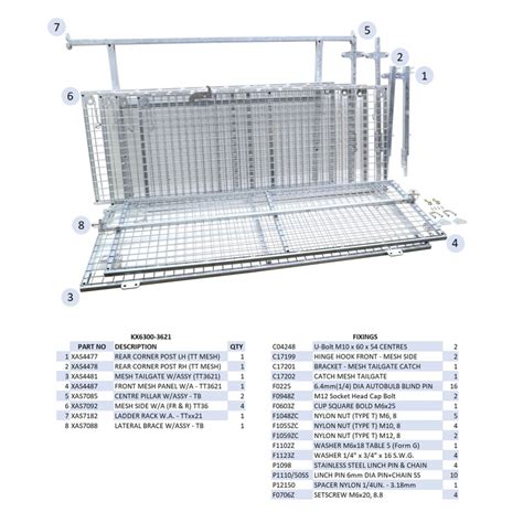 Ifor Williams Tt Tipper Mesh Kit