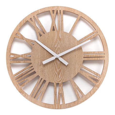 Reloj De Pared Madera N Meros Romanos De Cm Dcasa Por