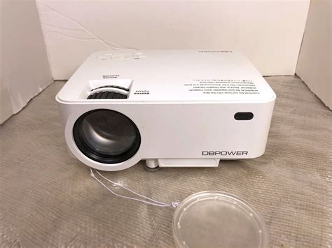 DBPOWER T20 1500 Lumens LCD Mini Projector Complete In Box 754970048240