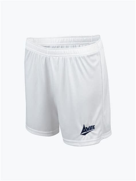 Womens White Sports Shorts White Team Shorts Avec Sport