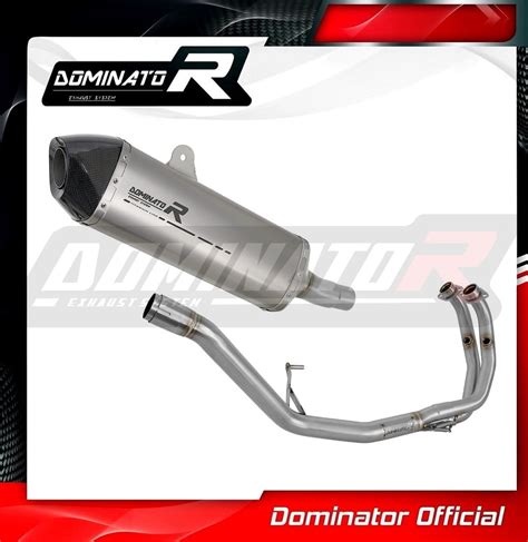 Benelli TRK 502 X 2022 2023 Full Exhaust System Silencer Titanium HP7