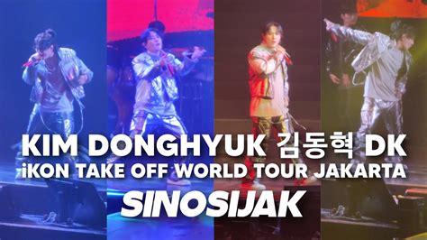 SINOSIJAK DONGHYUK 김동혁 DK FANCAM iKON Take Off World Tour 2023