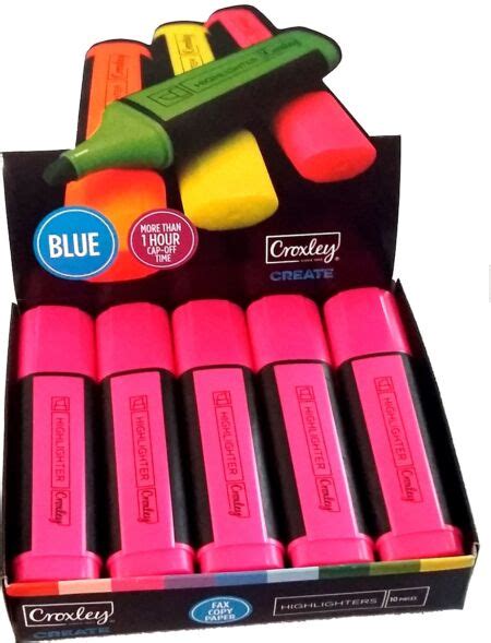 Croxley Create Pink Highlighters Croxley Sa