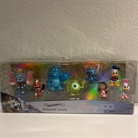 Disney Toys Disney 0 Celebration Lot Of 8 Figures Pack 100 Years Of