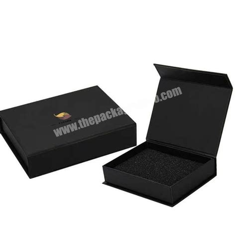 Luxury Flat Pack Folding Cardboard Paper Box Magnetic Closures Book Shaped Foldable Packaging