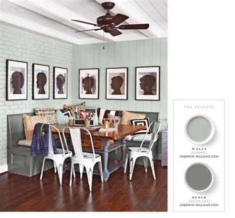 Sherwin Williams Silver Mist And Grizzle Gray Interiors By Color