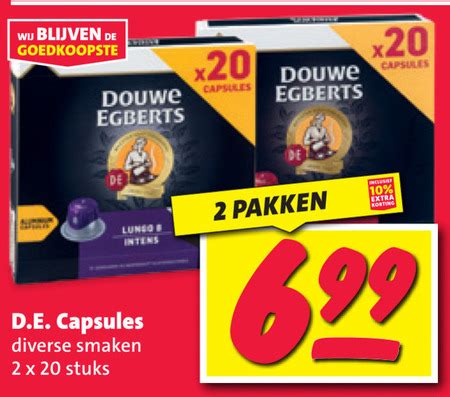 Douwe Egberts Koffiecups Folder Aanbieding Bij Nettorama Details