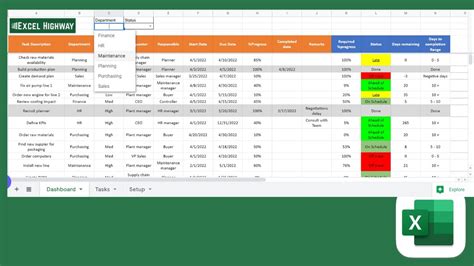 Task Management Template In Google Sheets Youtube