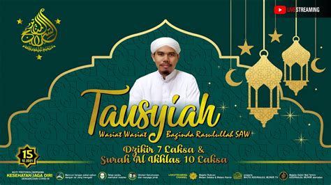 LIVE TAUSYIAH MAJELIS RUTINAN MALAM KAMIS 15 12 2021 YouTube