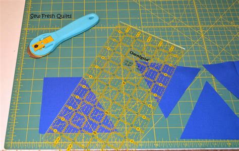 Sew Fresh Quilts Equilateral Triangle Quilt Tutorial Triangle Quilt