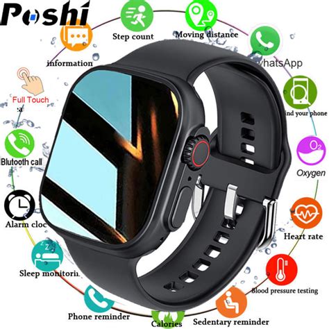 Poshi Smart Watch Series Ultra Original Waterproof Touch Screen Nfc