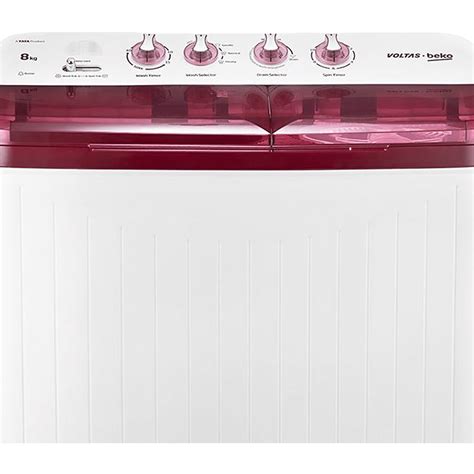 Buy Voltas Beko Kg Star Semi Automatic Washing Machine With Ipx