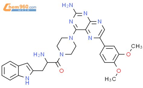 850071 22 6 Piperazine 1 2 Amino 6 3 4 Dimethoxyphenyl 4 Pteridinyl