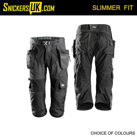 Snickers 6905 FlexiWork 3 4 Pirate Trousers SnickersUK