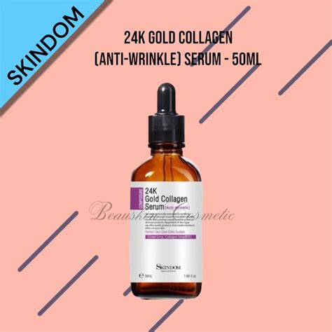 Skindom 24k Gold Collagen Anti Wrinkle Serum [50ml] Lazada Ph