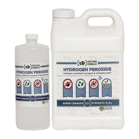 Spectrum Formulas H2o2 Hydrogen Peroxide Web Hydroponics