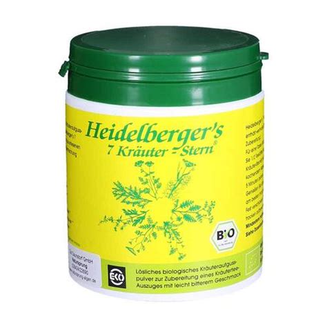 Heidelbergers 7 Kräuter Stern Bio Qualität Pulver 250 g online bei