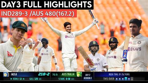 Ind Vs Aus Th Test Day Full Highlights Today Ind Vs Aus Test Series