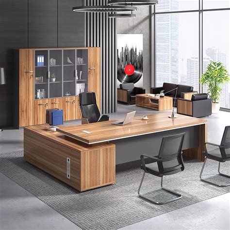 Modern Executive Desk Modern Modular L Shape Office Desk with Drawer ...