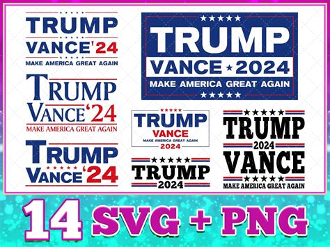 Bundle Trump 2024 Svg Png Trump Vance 2024 Svg Trump Jd Vance Png Make