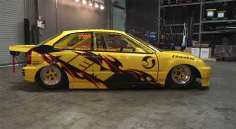 The Hoonigans Garage Welcomes Historic Civic Drag Car Honda Tech