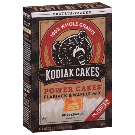 Kodiak Cakes Power Cakes 15g Protein Flapjack And Waffle Mix Buttermilk