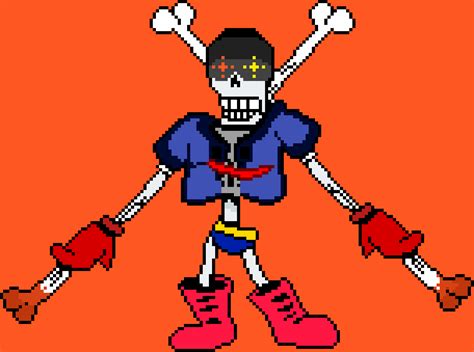 Pixilart Papyrus Phase 5 Colored By Stratosfear