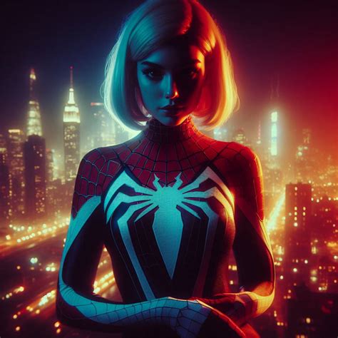 Spidergwen by AIPromptMonkey on DeviantArt