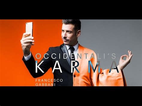 Francesco Gabbani Occidentali S Karma TESTO Official Lyrics HD