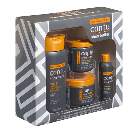 24 Value Cantu Mens Collection 4 Piece T Set 3 In 1 Shampoo 135 Fl Oz Cream Pomade 8