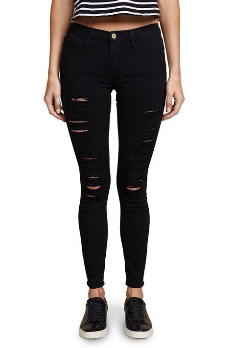 14 Best Black Skinny Jeans For Fall 2018 Ripped And High Waisted Black Jeans