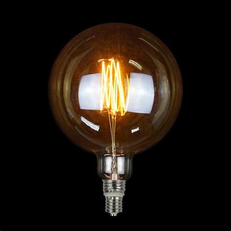 Vintage Large Globe Filament Edison Bulb Hanging Lamp Fixture Light