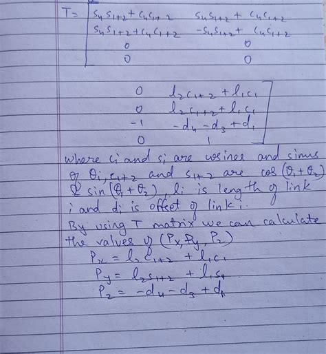 Solved Derive The Inverse Kinematics Equations For The 4 Dof Scara