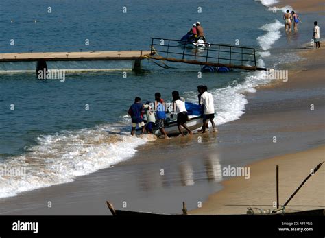 AGUADA BEACH GOA Stock Photo - Alamy