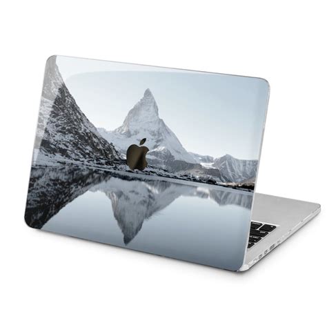Чехол пластиковый для Apple MacBook (Снежные горы) Pro 13 A1989 2018 ...
