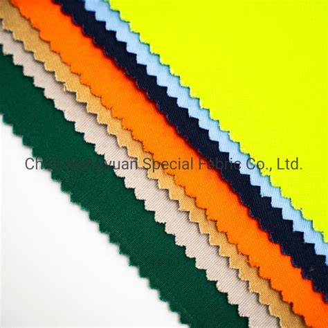 CVC Flame Retardant Fabric With Anti Static Water Repellent Oil