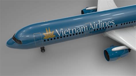 Airbus A321 Neo Vietnam Airlines L302 3d Model 170 C4d Unknown Free3d