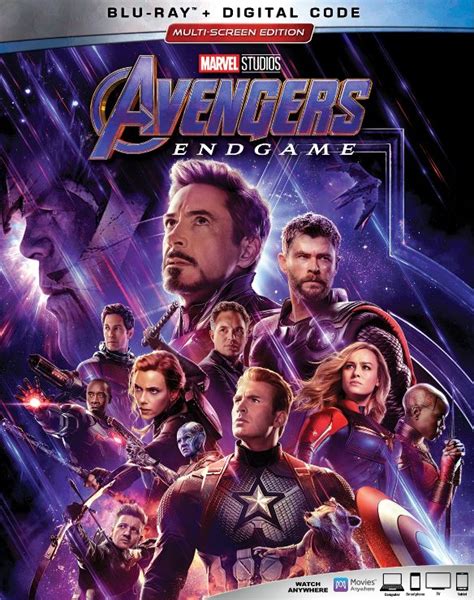 Avengers Endgame Includes Digital Copy Blu Ray 2019 Best Buy