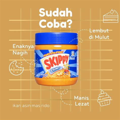 Jual Skippy Peanut Butter Selai Kacang Skippy Chunky Selai Roti Skippy